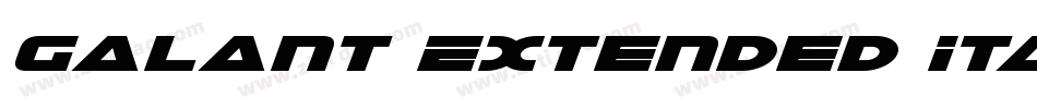 Galant Extended Italic字体转换